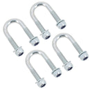 M8 Round Bend U Bolt 21mm x 50mm Width x Length Pipe Clamp Fixing