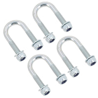 M8 Round Bend U Bolt 21mm x 50mm Width x Length Pipe Clamp Fixing