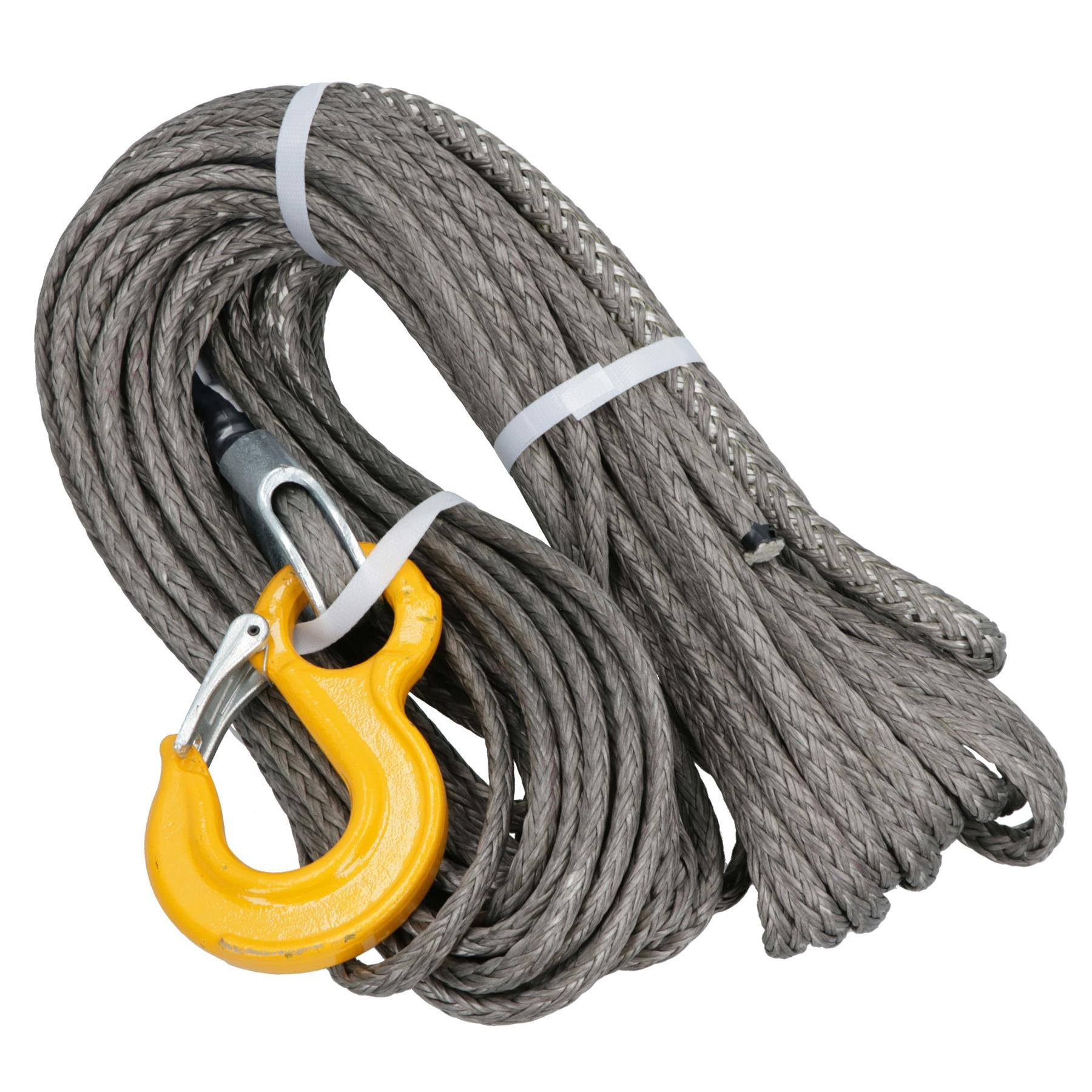 Synthetic Winch Tow Rope Cable HMPE Off Road Recovery 4x4 10-14mm 30m