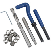 M10 x 1.25mm Metric Thread Repair Kit Helicoil Set for Damaged Threads 15pc