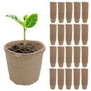 Biodegradable Fibre Plant Pots For Seeds Seedlings Cuttings Round 6 x 6.5cm