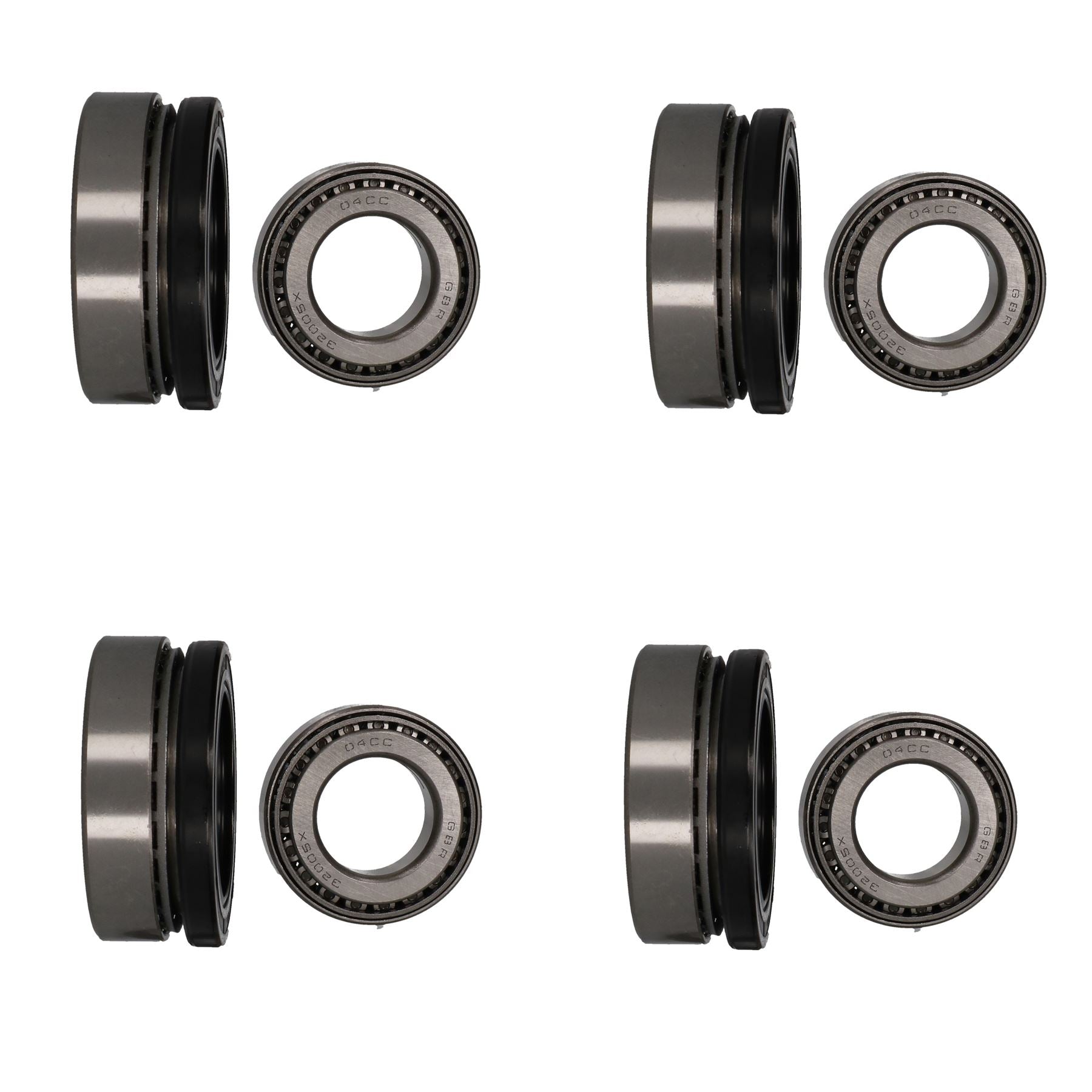 Trailer Wheel Hub Tapered Roller Bearings Kit For ALKO 2361 KIT 32005 32007