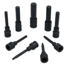 Metric Deep Impact Allen Hex Key Sockets 1/2in Drive 5 – 19mm 9pc 100mm