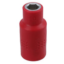 1/2in drive VDE Insulated Shallow Metric Socket 6 Sided Single Hex 1000 V