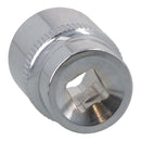 Kit de douilles peu profondes métriques MM 1/4" et accessoires 4 mm - 14 mm, ensemble de 15 pièces