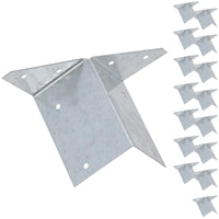 Arris Rail Bracket Fence Post Support Galvanised 100mm, 225mm or 300mm