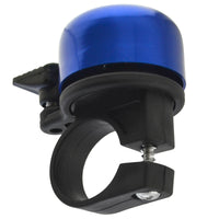 Blue Aluminium Capped Bicycle Bell Ding Bike Accessory Handle bar Lever Action