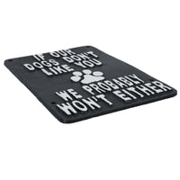 If Our Dogs Don't Like You Cast Iron Sign Plaque Wall Door House Garden Yard