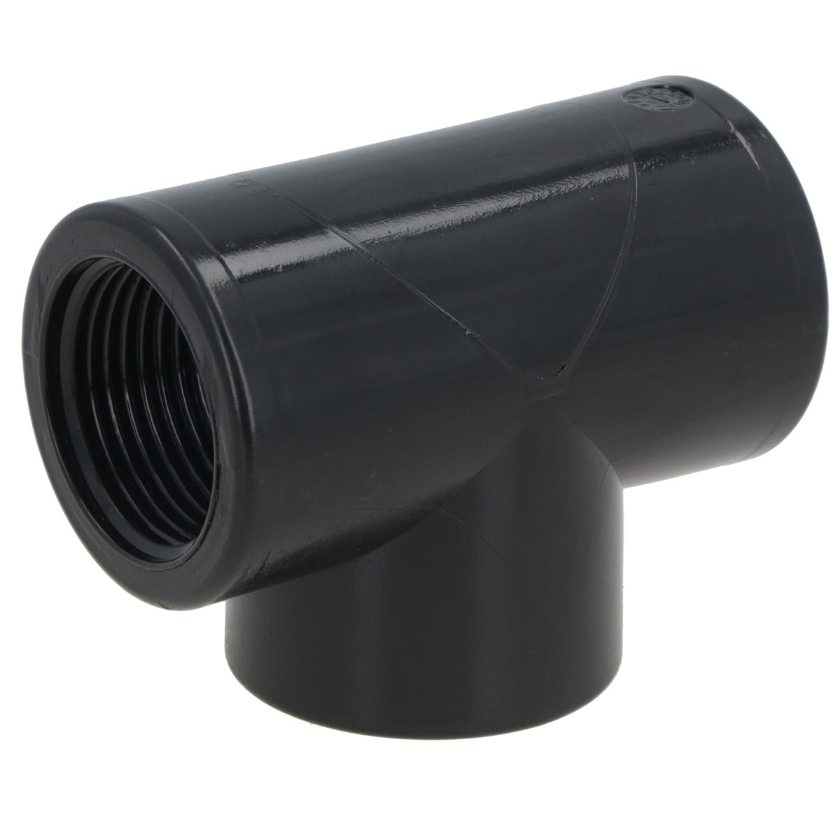 Polypropylene PP 1-1/4in BSP Female Threaded 90° Tee Piece Equal Tees