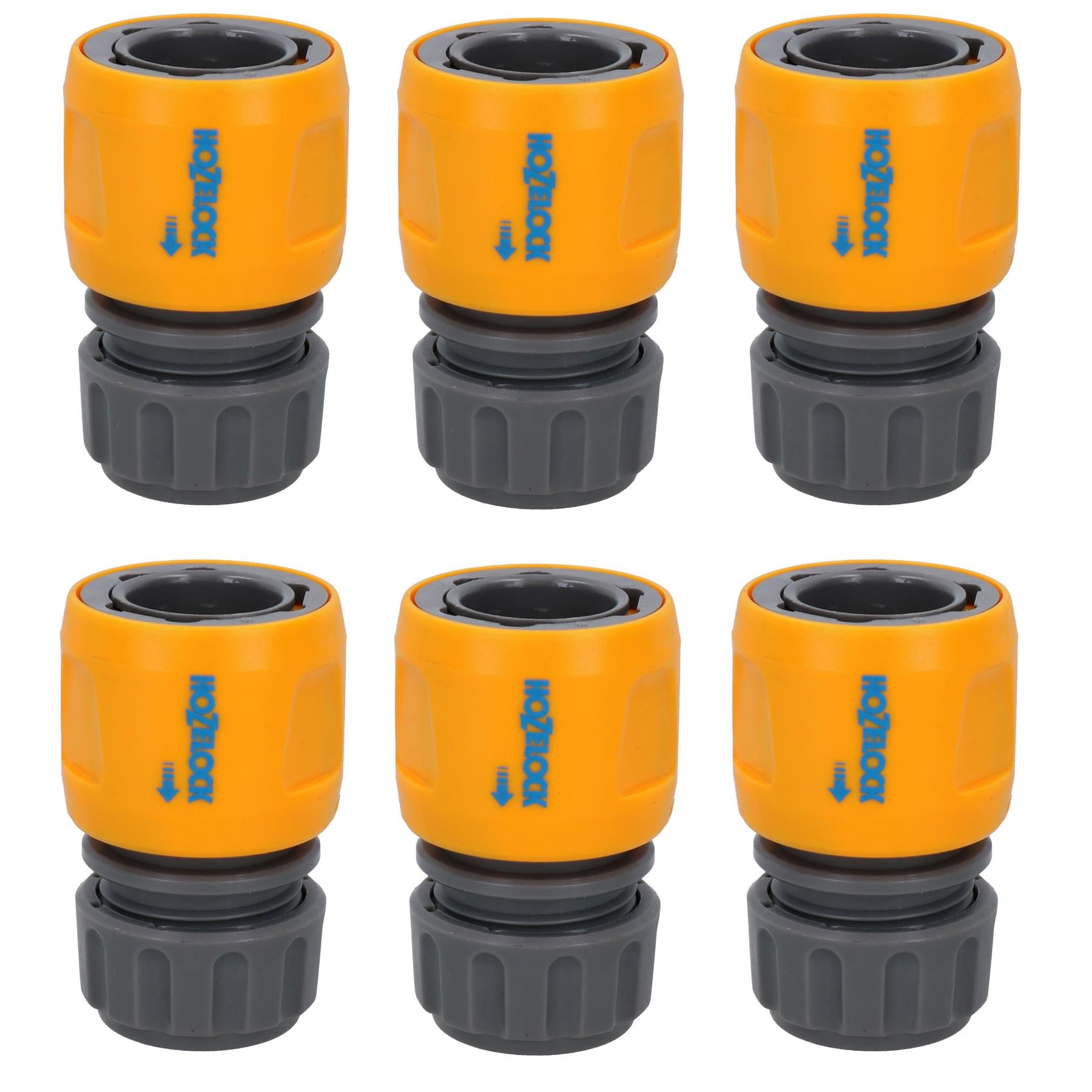 Hozelock Quick Release Aqua Water Garden Hose End Pipe Connector Fitting 6pc