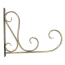 Scroll Basket Flower Hook / Hanger Bracket Metal Door Wall House Garden Yard
