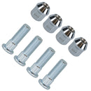 Pack of 4 M12 x 1.5 Wheel Studs And Nuts For 100mm PCD Trailer Hubs