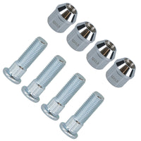 Pack of 4 M12 x 1.5 Wheel Studs And Nuts For 100mm PCD Trailer Hubs