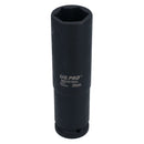 Extra Deep Long Metric MM Impact Socket 1/2" Drive 6 Sided Single Hex