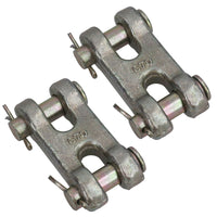 Double Clevis Link Joiner Attachment For 7/16in – 1/2in Sized Chains Hooks