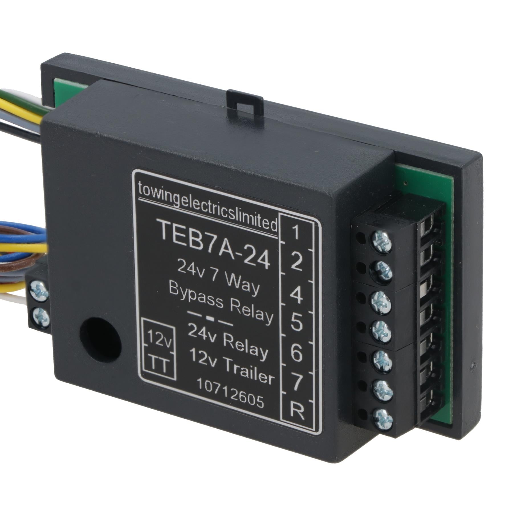 24v to 12v Towbar Electrics Bypass Relay Wiring Convertor Trailer Lights