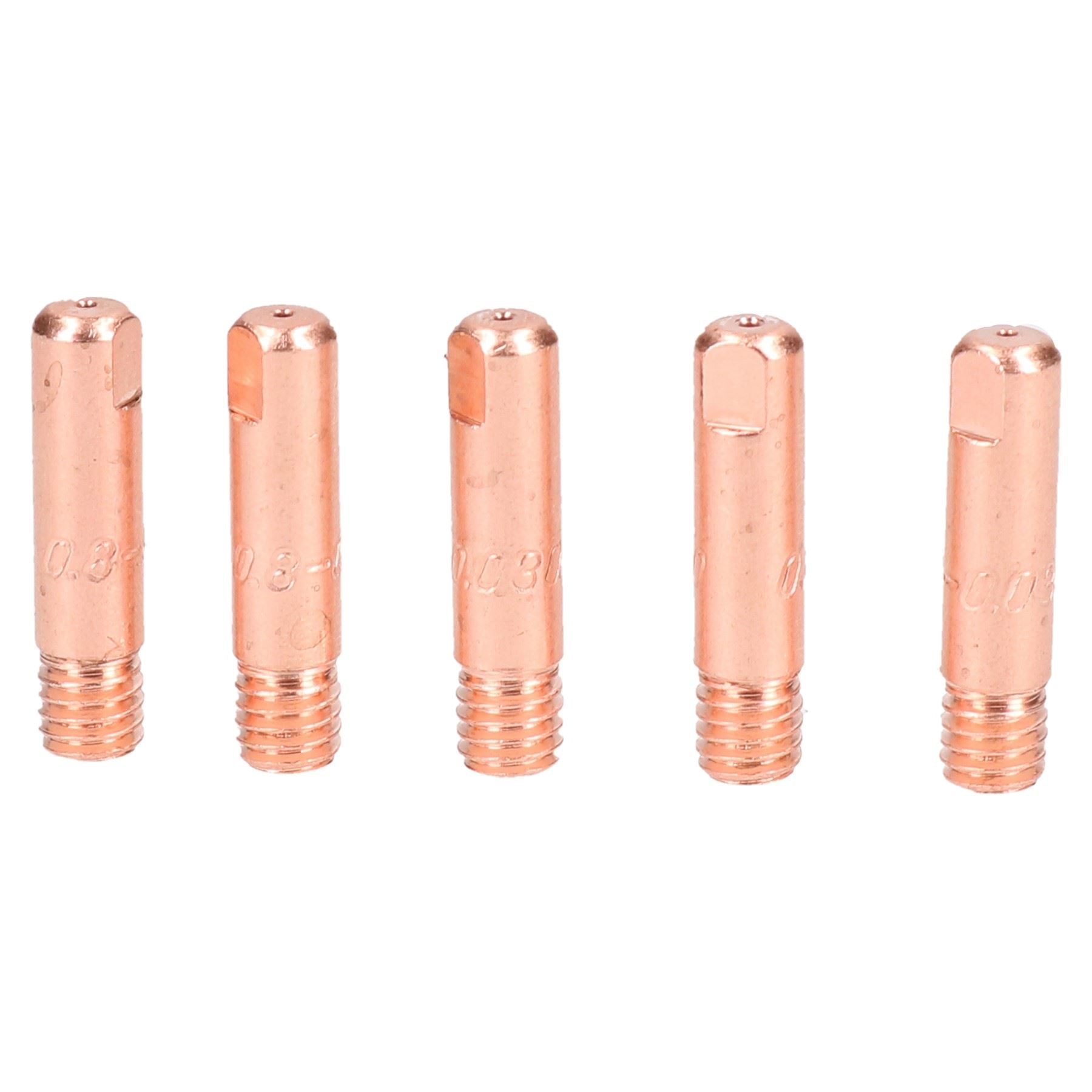 Mig Welding Welder Round Contact Tips for MB15 Euro Torches