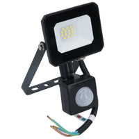10 Watt LED Mini Floodlight Garden Lighting 800 Lumens IP65 + Motion Sensor
