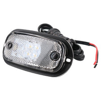 Feu de gabarit avant à LED blanc/transparent/lampe pour remorque caravane 12v 24v TR122