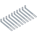 Safety End Frame Cramp Wall Tie 38mm x 200mm Galv Steel Fixing Fastener