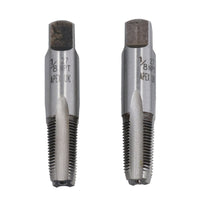 NPT Taper & Plug Tap Set Tungsten Steel Thread Cutter 1/8" - 1/4"