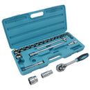 24pc 1/2" Drive Metric MM Shallow Socket And Accessory Set 10mm – 32mm