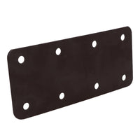 Small Internal Sleeper Straight Support Plate 85mm x 170mm Powder Coated