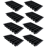 24 Cell Plant Trays Bedding Plant Pack Plastic Inserts Seed Germination Pots