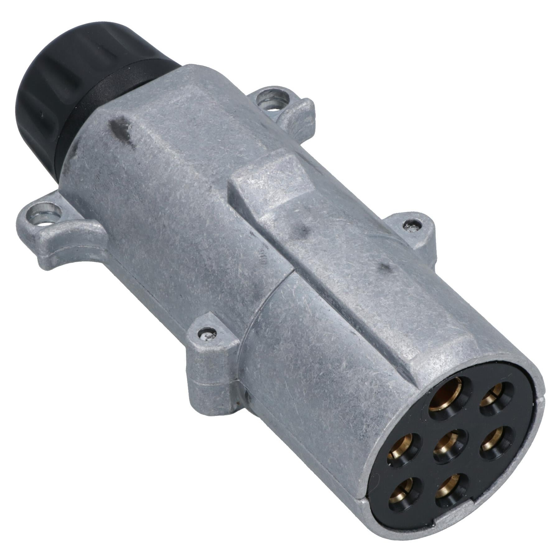 24V 7 Pin N Type Trailer Plug & Socket for HGV Commercial Vehicles Aluminium