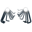 20pc Metric & Imperial AF Allen Key Hex Key Allan Wrench Keys On Ring