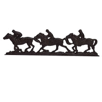 Racing Race Horse Mantel Jacke Kleiderbügel Rack 4 Haken Pegs stabile Wand Haus