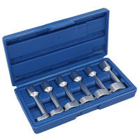 Douilles pour conduites d'injecteurs diesel 6 pièces 12 mm - 19 mm Outil de démontage de conduites de carburant 1/2"