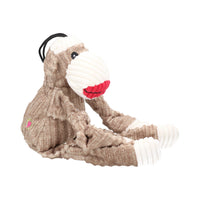 Woodland Small Sock Monkey Knott Plush Durable Dog Puppy Toy 6x12x22cm