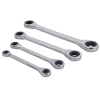 Torx / E Ratchet Spanner Wrench Set Double Ended E6 - E24 4pc Set BERGEN AT482