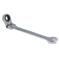 10mm Flexible Headed Ratchet Spanner Wrench Lockable Head 72 Teeth Bi-hex