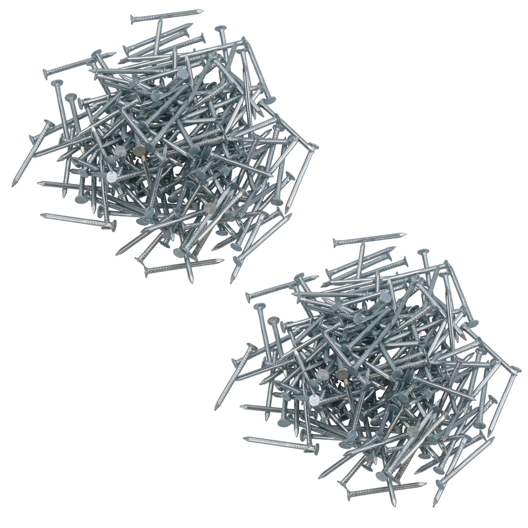 1.3mm x 19mm Round Headed Wire Nails Zinc Plated For Timber Wood Building