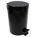 3L Waste Pedal Bin Kitchen Bathroom Office Metal House Rubbish Dustbin Flip Lid