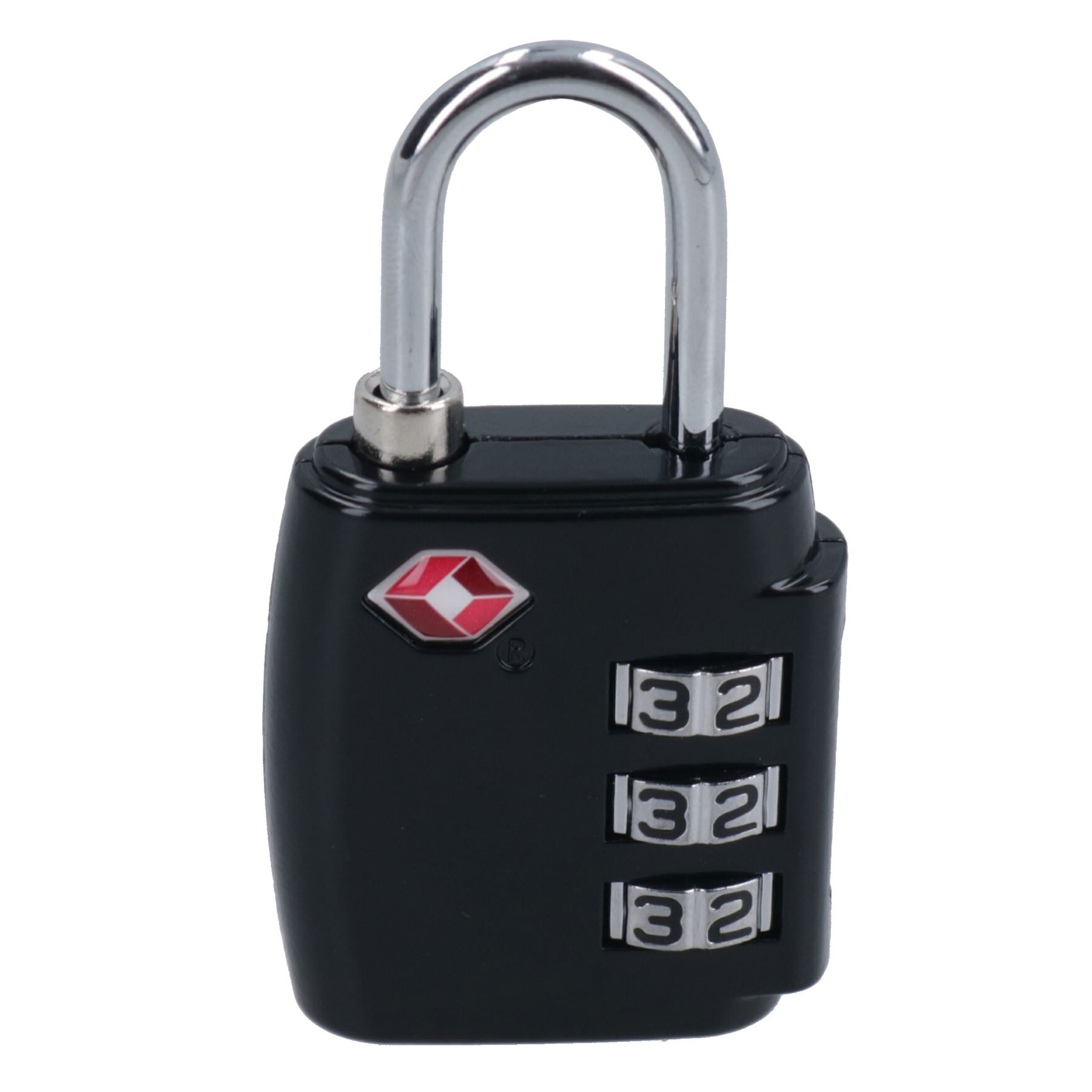 TSA Luggage Padlock Travel Lock 3 Digit Combination for Suitcases Black