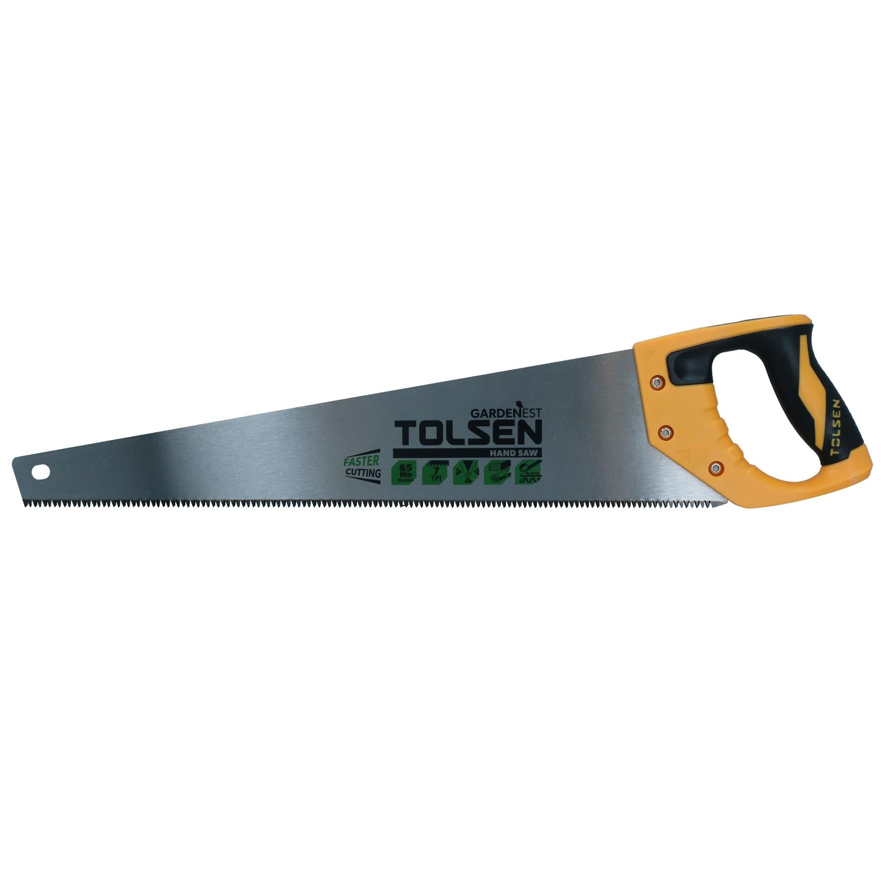 Hardpoint Hand Saw 20" 500mm Wood Cutter Cutting Tool With Soft Grip Handle