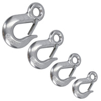 6mm – 12mm Eye Slip Hook with Safety Catch 316 Stainless Steel Lifting Holder