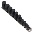 Douilles hexagonales mâles SAE impériales, entraînement 1/4" 3/8", jeu de 9 pièces 1/4" - 3/4"