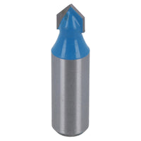3 Pack TCT V Groover Router Cutter Cutting Bit 9.5mm D 90 Degree 1/2" Shank
