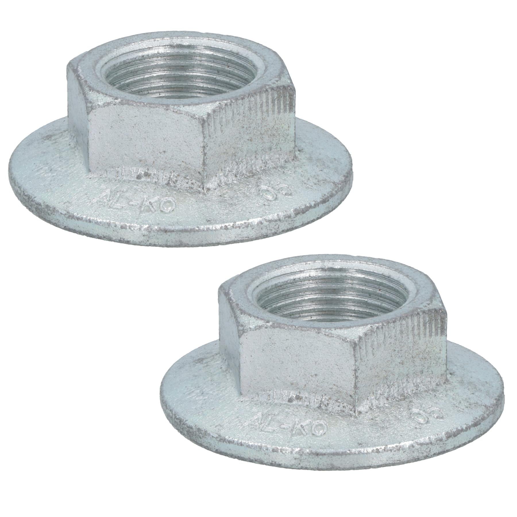 2 essieux Alko Axle Écrou de moyeu de tambour de frein de remorque One Shot 27 mm x 2,0 mm M27