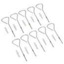 Screw-In Cavity Wall Starter Tie 130mm Stainless Steel Bricklaying Housing