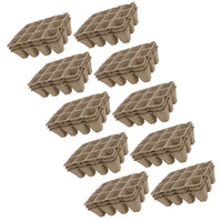 Biodegradable Seedling Starter Germination Trays Fibre Plant Pots