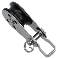 Pulley Block with Removable Pin and Bracket 26mm Diameter Stainless Steel