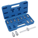 Kit de vidange d'huile pour bouchon de vidange, kit de réparation d'essieu de boîte de vitesses, entraînement 3/8" 12 pièces