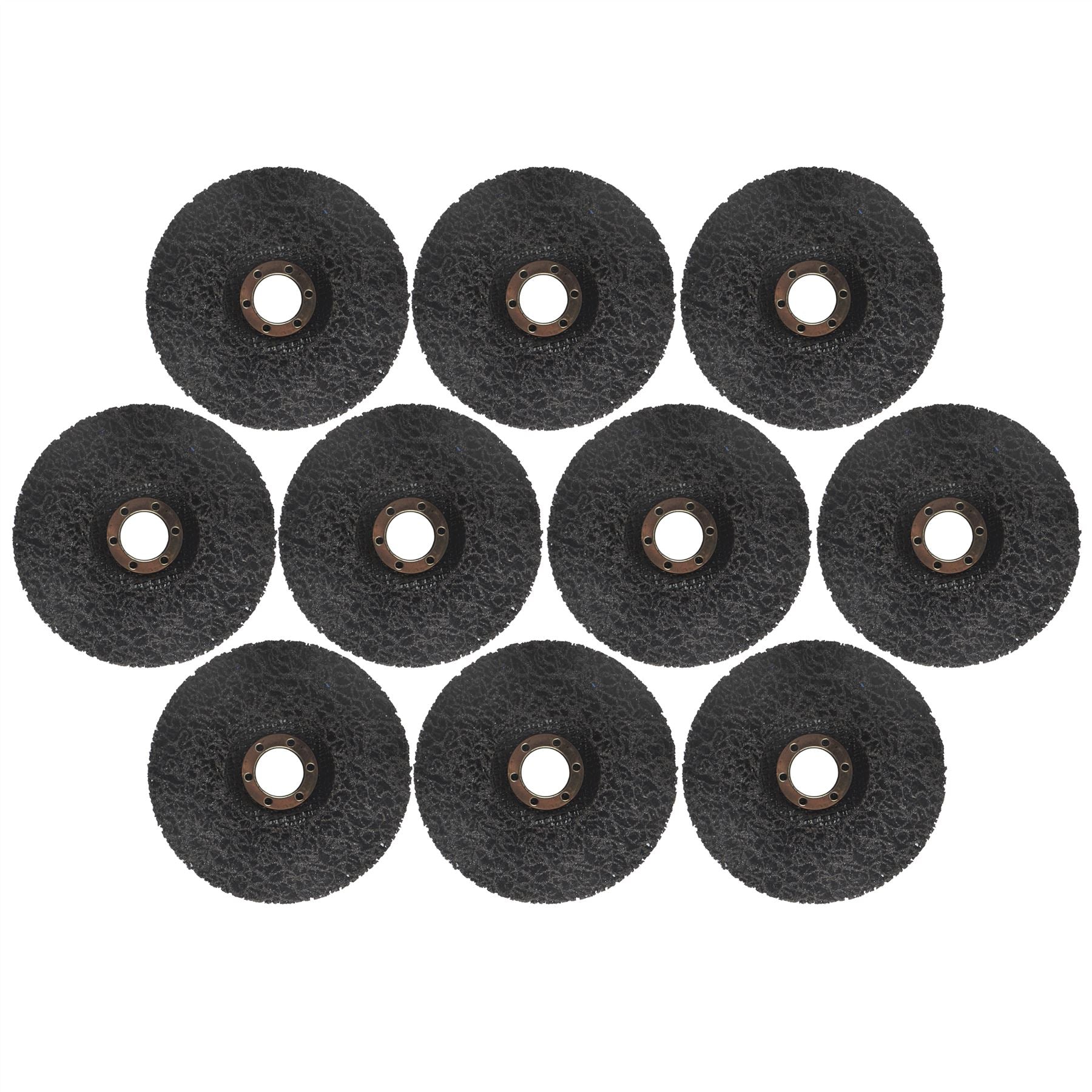 115mm Clean And Strip Disc Rust Paint Welding Spatter Removal Angle Grinder 10pk