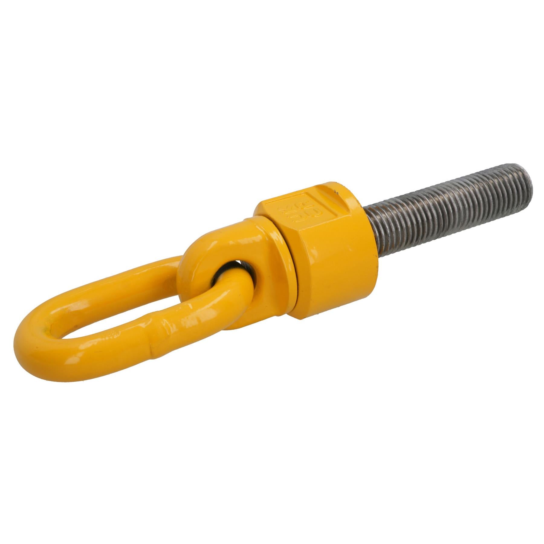 M24 x 120mm Swivel Rotating Lifting Point Eye Bolt With Ring 3.15 Ton Capacity