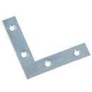 Corner Mending Plates Flat L Shape Fixing Brackets 75mm x 75mm x 12mm
